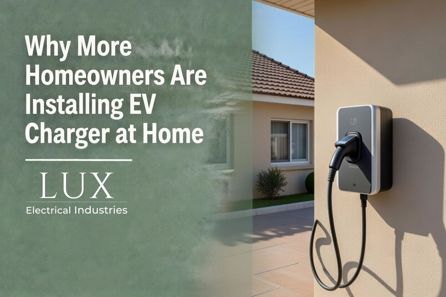 Why More Homeowners Are Installing EV Chargers at Home