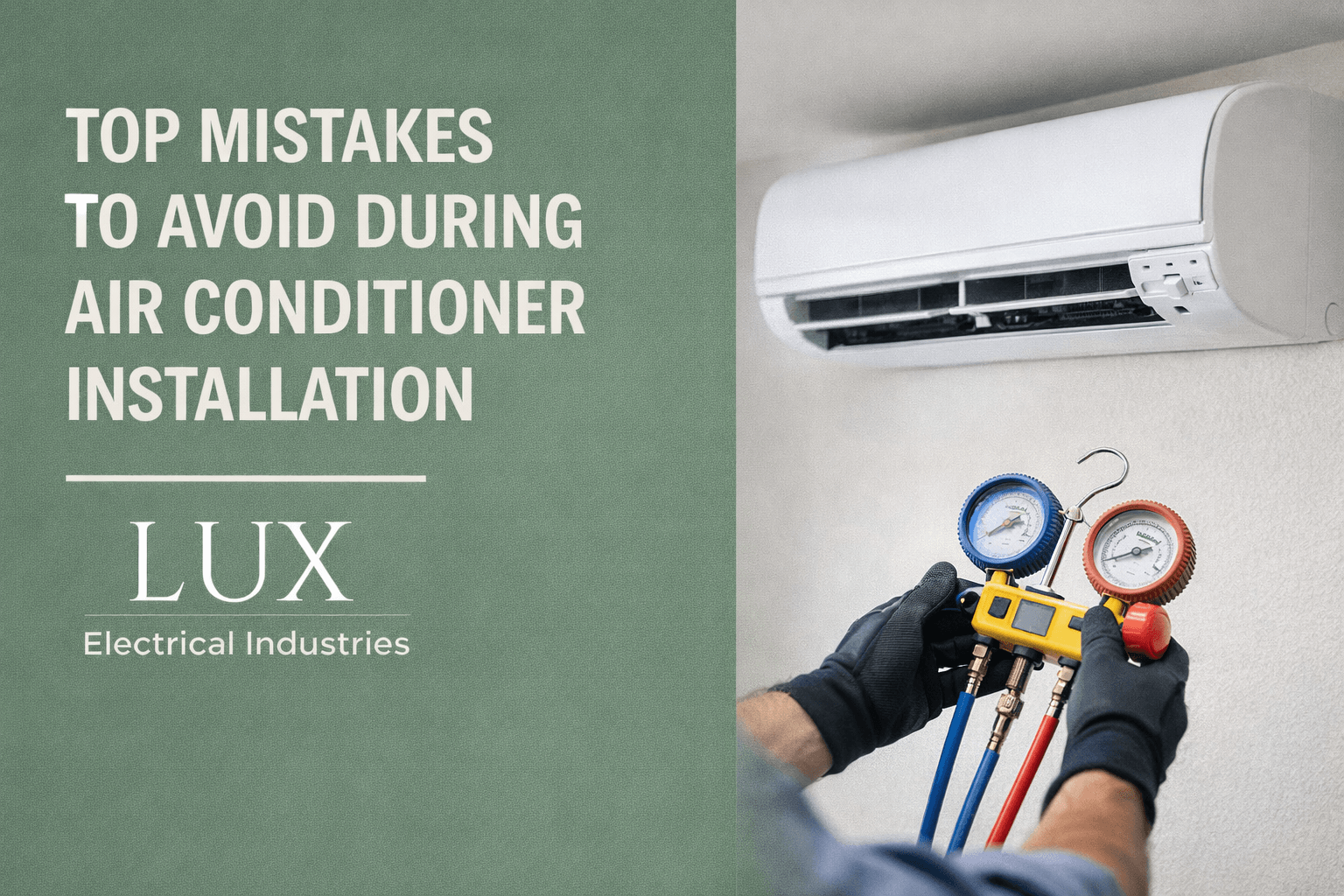 Top Mistakes to Avoid During Air Conditioner Installation