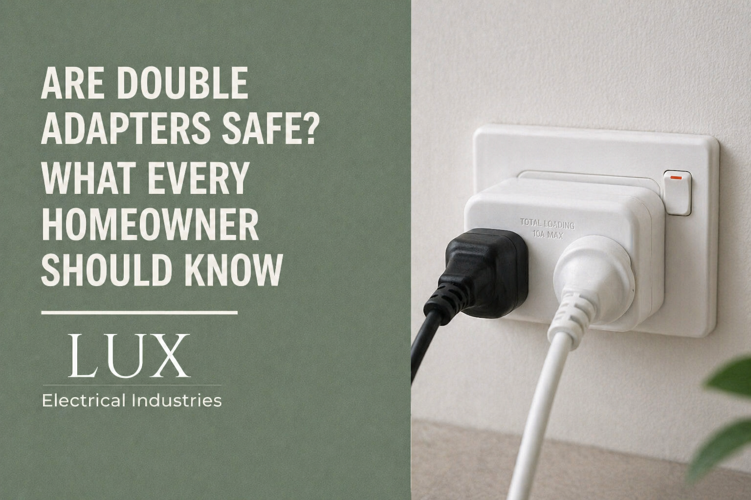 Are Double Adapters Safe? What Every Homeowner Should Know